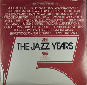 VARIOUS | JAZZ YEARS - 25TH ANNIVERSARY - 2LP - PROMO STICKER - DELETION CUT - BEND CORNERS