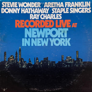 VARIOUS / STEVIE WONDER / ARETHA FRANKLIN / ETC | RECORDED LIVE AT NEWPORT IN NEW YORK - US - DELETION CUT - SLEVE ROUGH