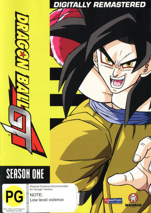 DRAGONBALL GT SEASON 1 - DIGITALLY REMASTERED (5 DVD SET)