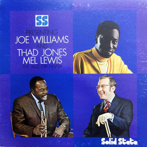 JOE WILLIAMS / MEL LEWIS / THAD JONES | PRESENTING JOE WILLIAMS AND THAD JONES - MEL LEWIS - THE JAZZ ORCHESTRA - US REISSUE - CUT CORNER