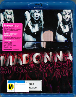 MADONNA | STICKY AND SWEET (BLURAY) (BONUS CD)
