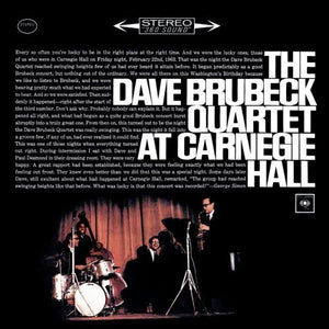 DAVE BRUBECK | AT CARNEGIE HALL - 2LP USA - ROUGH - SEAM SPLIT