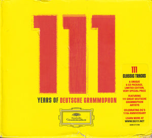 VARIOUS | 111 YEARS OF DEUTSCHE GRAMMOPHON (6CD)