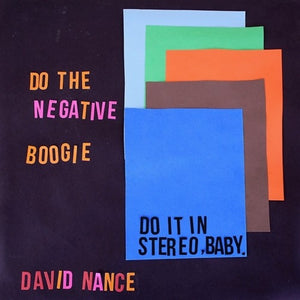 DAVID NANCE | NEGATIVE BOOGIE