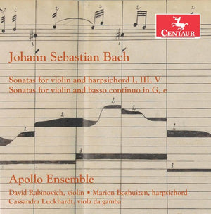 BACH: SONATAS FOR VIOLIN & HARPSICHORD