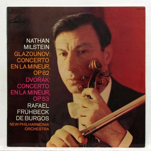 GLAZOUNOV / DVORAK | VIOLIN CONCERTO IN A MINOR OP 82 / VIOLIN CONCERTO IN A MINOR OP 53 - MILSTEIN NEW PHIL ORCH FRUHBECK DE BURGOS