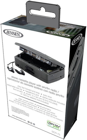 CASSETTE PLAYER WALKMAN WITH AM/FM RADIO AND EAR BUDS