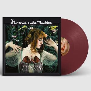 FLORENCE AND THE MACHINE | LUNGS (10TH ANNIVERSARY BURGUNDY EDITION) (VINYL)