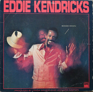 EDDIE KENDRICKS | BOOGIE DOWN - USA - STICKER ON COVER