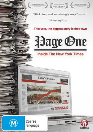 DOCUMENTARY | PAGE ONE - INSIDE THE NEW YORK TIMES