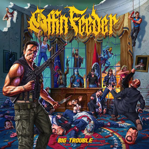 COFFIN FEEDER | BIG TROUBLE (BLACK AND YELLOW SPLATTER EDITION) (VINYL)