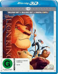MOVIE BLUFAM | LION KING - 3D (3DBLU - RAY/2DBLU - RAY DVD/DIGITAL COPY)
