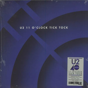 U2 | 11 OCLOCK TICK TOCK (40TH ANNIVERSARY TRANSPARENT BLUE EDITION) (VINYL)