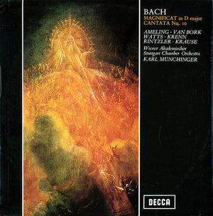 JOHANN SEBASTIAN BACH | MAGNIFICAT IN D MAJOR CANTATA NO 10 - AMELING VAN BORK WATTS KRENN RINTZLER KRAUSE - STUTTGARD CHAMBER ORCH MUNCHINGER