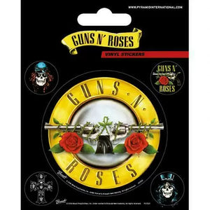 GUNS N ROSES VINYL STICKERS