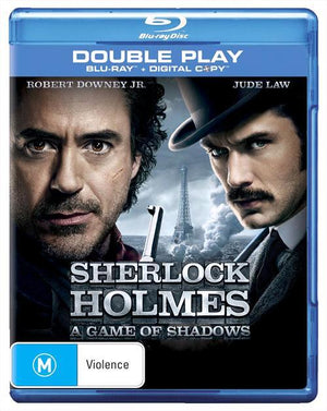 MOVIE BLUACT | SHERLOCK HOLMES GAME OF SHADOWS (BLURAY/DIGITAL COPY)