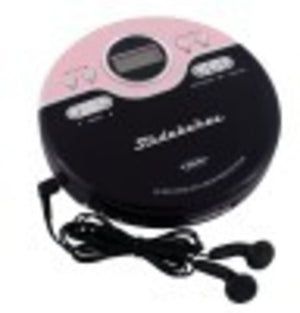 STUDEBAKER JOGGABLE CD WALKMAN - FM - BASS BOOST PLAYER (PINK/BLACK) SB3703PB (requires good batteries)