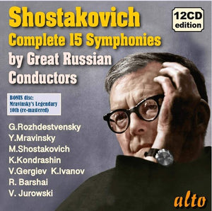 YEVGENI MRAVINSKY^GENNADI ROZHDESTVENSKY^VALERY GERGIEV^KIRILL KONDRASHIN^MAXIM SHOSTAKOVICH^VLADIMIR JUROWSKI^RUDOLF BARSHAI^KONSTANTIN IVANOV | SHOSTAKOVICH COMPLETE SYMPHONIES LEGENDARY RUSSIAN