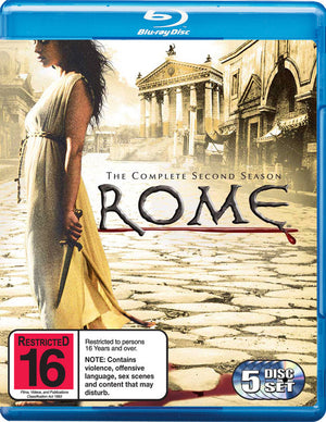 ROME COMPLETE SECOND SEASON (5 BLU RAY DVD)