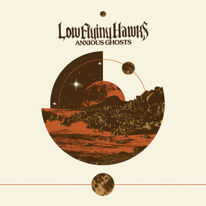 LOWFLYINGHAWKS | ANXIOUS GHOSTS (OXBLOOD AND GOLD TRI-COLOR)