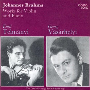 J. BRAHMS^GEORG VASARHELYI | WORKS FOR VIOLIN & PIANO