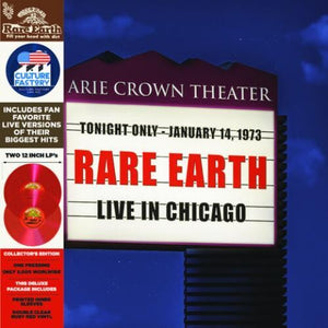 RARE EARTH | LIVE IN CHICAGO - RED TRANSLUCENT