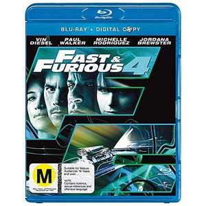 MOVIE BLUAC | FAST AND THE FURIOUS 4  (BLU - RAY/DIGITAL COPY)