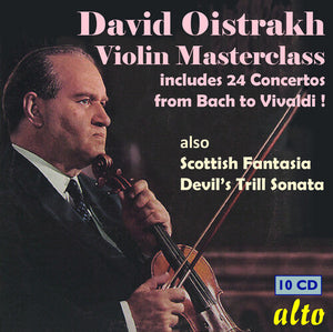 DAVID OISTRAKH | VIOLIN MASTERCLASS 24 CONCS FROM BACH TO VIVALDI