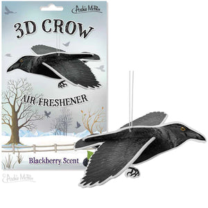 3D CROW AIR FRESHENER YOUR CAR SMELLS LIKE MURDER BLACKBERRY FRAGRANCE