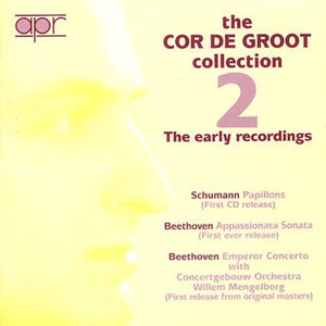 | EARLY RECORDINGS COR DE GROOT