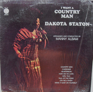 DAKOTA STATON | I WANT A COUNTRY MAN - HOLE IN COVER