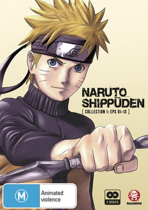 NARUTO SHIPPUDEN - COLLECTION 1 EPISODES 01- 13 (2DVD)