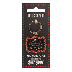 RINGMASTER OF THIS SHIT SHOW ENAMEL KEYRING