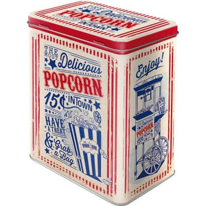 POPCORN RETRO TIN BOX LARGE