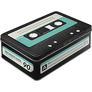 CASSETTE STORAGE TIN FLAT
