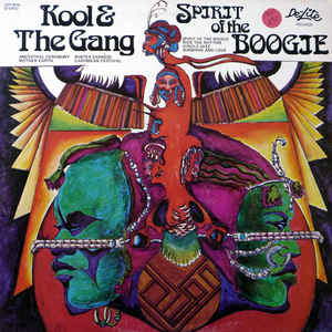 KOOL AND THE GANG | SPIRIT OF THE BOOGIE - US - ROUGH - STICKER ON COVER