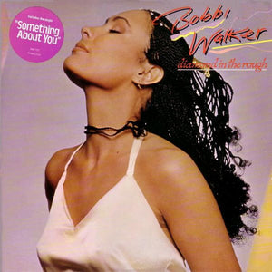 BOBBI WALKER | DIAMOND IN THE ROUGH - US - PROMO STAMP ON BACK OF SLEEVE - WRITING ON SLEEVE