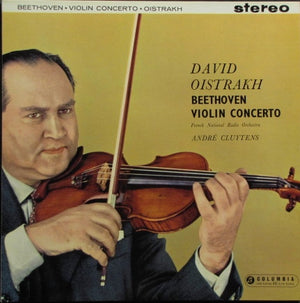 BEETHOVEN | VIOLIN CONCERTO IN D MAJ - OISTRAKH FNRO CLUYTENS - ED1 PLAYS NM
