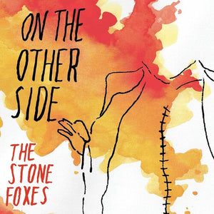THE STONE FOXES | ON THE OTHER SIDE - YELLOW ORANGE SWIRL