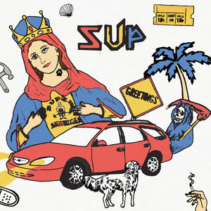 SUPER AMERICAN | SUP - HALF RED / HALF BLUE