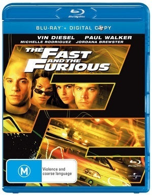 MOVIE BLAC | FAST AND THE FURIOUS (BLU - RAY/DIGITAL COPY) **