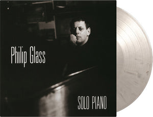 GLASS PHILIP | SOLO PIANO  BLACK AND (WHITE MARBLED EDITION) (VINYL)