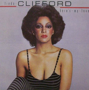 LINDA CLIFFORD | HERES MY LOVE - USA WHITE LABEL PROMO - GILDED PROMO STAMP