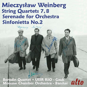 BORODIN QUARTET | MIECZYSLAW WEINBERG: STR QRTS NOS. 7 & 8