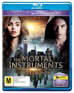 MORTAL INSTRUMENTS CITY OF BONES (BLU - RAY DVD)