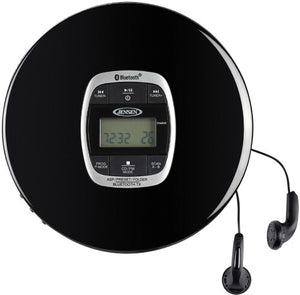 JENSEN CD-60R-BT PORTABLE CD PLAYER BLUETOOTH FM RADIO 60 SECOND ANTI-SKIP (BLACK)