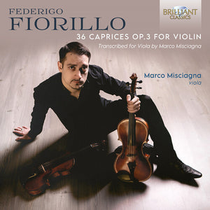 MARCO MISCIAGNA | 36 CAPRICES OP. 3 FOR VIOLIN TRANSCRIBED FOR