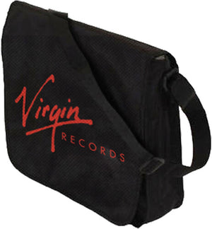 VIRGIN RECORDS FLAT TOP RETRO MESSENGER BAG ROCKSAX
