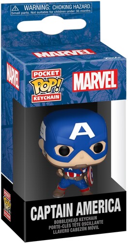 CAPTAIN AMERICA POCKET POP! KEYCHAIN