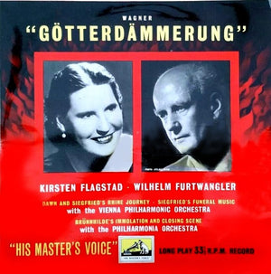 WAGNER | GOTTERDAMMERUNG - FLAGSTAD VPO / PO FURTWANGLER 1LP - GOLD RED LABEL -TOC